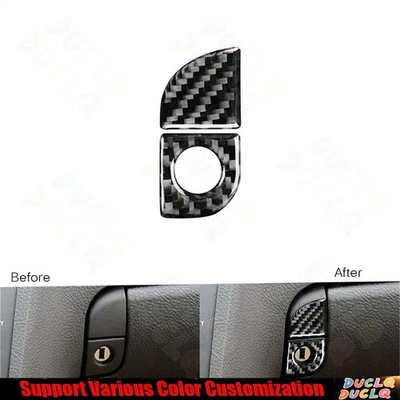 Tampa interruptor caixa de armazenamento copiloto fibra de carbono para Lexus GS GS350 GS450h 06-11 - Imagem 1 de 4