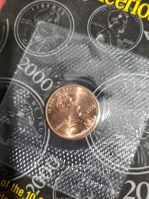 2000 P Cheerios Penny In Original Packaging Rare Beautiful Coin. With COA. - Image 1 of 4
