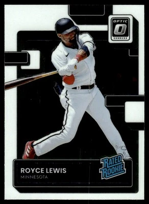 2022 Donruss Optic RATED ROOKIE Royce Lewis Rookie Minnesota Twins #164 - Image 1 of 2