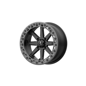 16x7 MSA Offroad M31 Lok2 UTV Beadlock Blk W/Gray Wheels 4x137 (0mm) Set of 4 - Picture 1 of 5