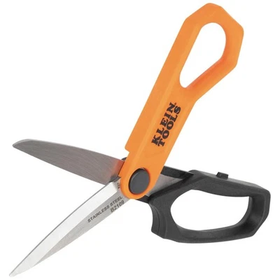 Klein Tools B2109 Heavy Duty Scissors, Multipurpose Utility 9-Inch, Orange - Image 1 of 4