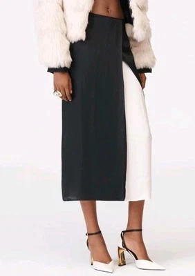 cos High Waisted midi skirt Colour Block Pencil Work  Holly Willoughby S-M - Image 1 of 3