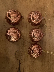 Vintage Copper Miniature Mold Set Of 5 - Picture 1 of 2