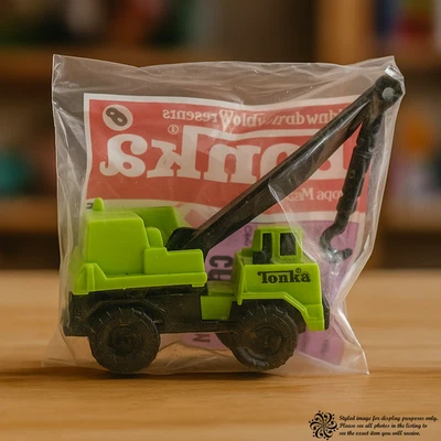1994 McDonald's Tonka кран грузовик #6 Happy Meal игрушка - новый запечатанный мешок - Изображение 1 из 4