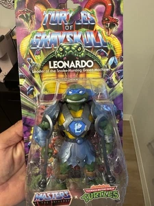 MOTU Origins Turtles of Grayskull LEONARDO Actionfigur Wave 6 unpunched - Bild 1 von 5