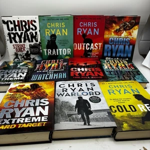 Chris Ryan Books Bundle Hardback Book x11 Military inc 1st Edition Signed Copy - Imagen 1 de 18