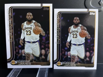 2025-26 Topps Flagship LeBron James Companion Card #CC-2 & Base #150. LA Lakers - Image 1 of 4