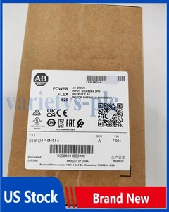 Unità AC Allen-Bradley PowerFlex 525 0,4 kW 0,5 Hp nuova sigillata 25B-D1P4N114 - Foto 1 di 4