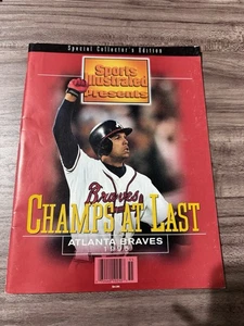 Sports Illustrated 1995 "Champs At Last" Atlanta Braves Special Collector's Mag  - Bild 1 von 2
