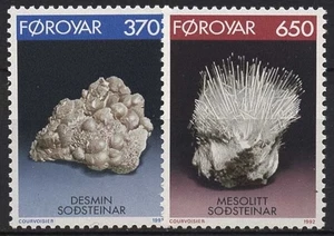 Färöer 1992 Mineralien 237/38 postfrisch - Bild 1 von 1