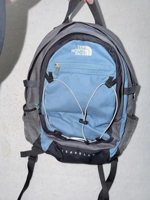 Mochila The North Face Isabella Azul Gris Camping Senderismo ESTADO SÓLIDO Foto 1 de 4
