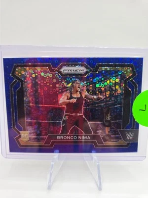 2024 Panini Prizm WWE - Bronco Nima #56 - Blue Disco 24/25 - Rookie Card - Image 1 of 3