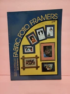 Fabric Photo Framers Picture & Greeting Card Cross Stitch Booklet Barb Renkema - Picture 1 of 3
