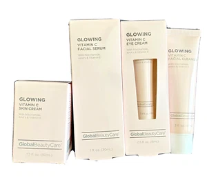 Global Beauty Care Glowing Vitamin C skin care line lot of 4 - Picture 1 of 2