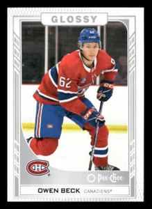 2023-24 Upper Deck #R-29 Owen Beck O-Pee-Chee Glossy Montreal Canadiens - Picture 1 of 2