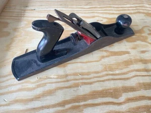 Vintage 1970s Stanley Handyman 14" Wood Hand Held Plane H1205 - Picture 1 of 5