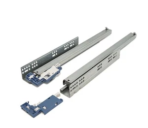 Guide Scorrevoli Quadro Cassetto con Ammortizzatore – Estrazione Totale - Bild 1 von 5