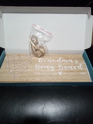 New Grandma's Brag Board Gift String Art Board. New In Box  - Image 1 of 2