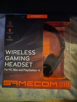 Plantronics GameCom 818 Stereo Gaming Headset for PC, Mac, PS4. Mint Condition ! - Image 1 of 4