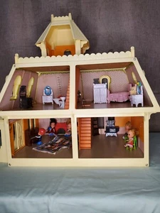 Vintage 1980 Mattel THE LITTLES Victorian Dollhouse 6 Dolls & Furniture - Picture 1 of 14