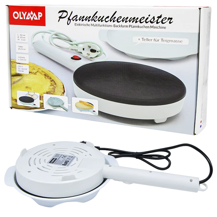 Crepes Maker Pfanne antihaftbeschichtet  Pfannkuchenmeister rund  Ø20 cm - Bild 1 von 1