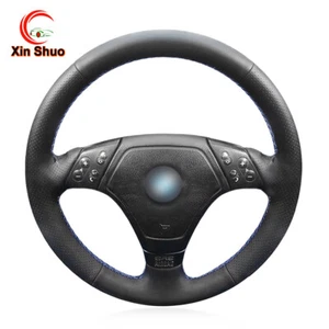 Hand-stitched Nappa Leather Steering Wheel Cover for BMW E36 1996 1997-2000 E46 - Picture 1 of 17