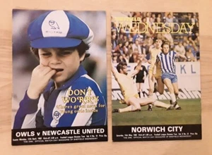 Sheffield Wednesday 1981/82 select from menu of Home League Programmes - Picture 1 of 3