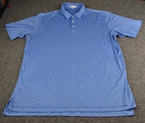 (Men's XXL) Peter Millar Summer Comfort Floral Stretch Golf Polo Shirt - Picture 1 of 7