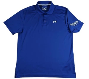 Polo UNDER ARMOUR Para Hombres Grande Manga Corta Golf Equipo de Calor Suelto Informal Adulto Azul - Imagen 1 de 11