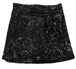 GB Girls size 6 Skirt Black Sequin Elastic Waist Sunday School Christmas Party - Picture 1 of 1