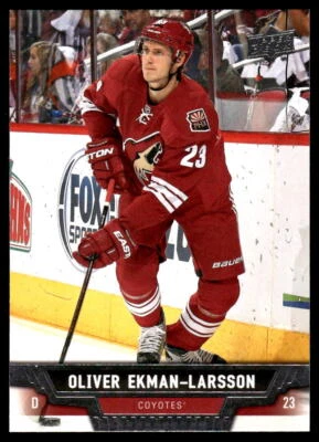 2013-14 Upper Deck #290 Oliver Ekman-Larsson Phoenix Coyotes Hockey Card - Image 1 of 2