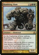 Rumbling Slum Guildpact PLD Red Green Rare MAGIC THE GATHERING CARD ABUGames
