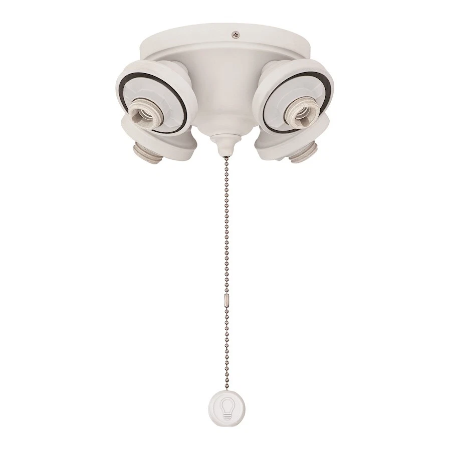 Fanimation 4 Light Fitter, Matte White - F8MW - Image 1 of 1