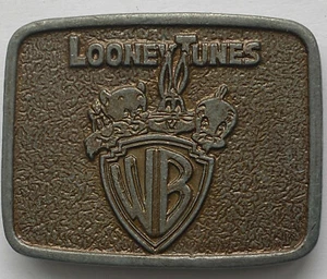 VINTAGE 70er LOONEY TUNES WARNER BROS. CARTOON GÜRTELSCHNALLE - Bild 1 von 3