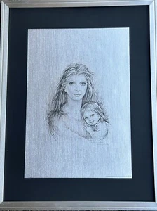 GIUSEPPE TARANTINO ‘ VOLTO DI DONNA CON BAMBINA' - Foto 1 di 15