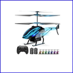Remote Control Helicopter with 2 Batteries – 30 Mins Colorful Flight Time - Picture 1 of 11