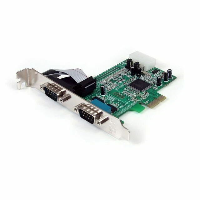StarTech 2 Port Native PCI Express RS232 Serial Adapter Card with 16550- QTY2 - Image 1 of 1