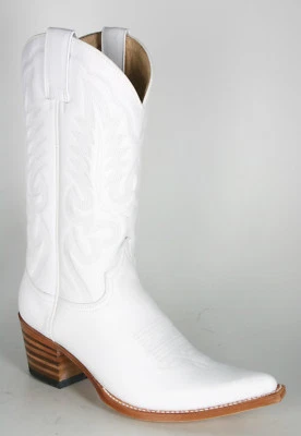 5335 Sendra Stivali Da Cowboy Alma X Bianco Bianco Cucito A Mano Foto 1 de 4