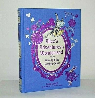 NEW Alice in Wonderland Through Looking-Glass by Carroll Collectible Hardcover Foto 1 de 4