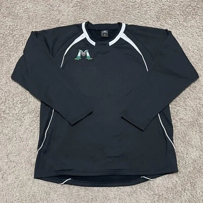 De Colección Michigan Battle Cats Capa Base Hombres Grande Negro Entrenador Lateral Therma Easton Foto 1 de 4