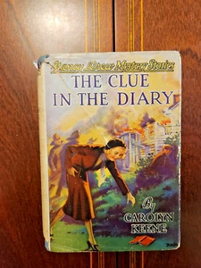 NANCY DREW #7 THE CLUE IN THE DIARY EARLY PRINTING IN DUST-JACKET - Picture 1 of 10