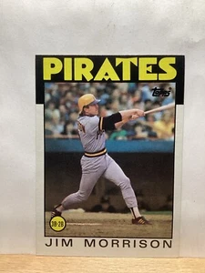 Carta Baseball Topps 1986: Jim Morrison, Pittsburgh Pirates - Card #553 - Foto 1 di 2