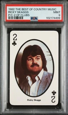 1982 Best of Country Music RICKY SKAGGS PSA 9 rookie RC Pop 2 highest HOF - Image 1 of 2