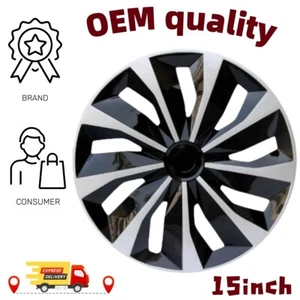 Hubcap for 2009 - 2013 fit Corolla 15" inch Wheel Cover Silver 61147 42621-02060 - Picture 1 of 6