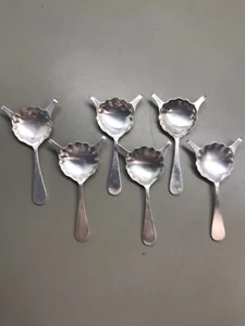 6 Reed & Barton silverplate Brandy Warming Spoons - Picture 1 of 3