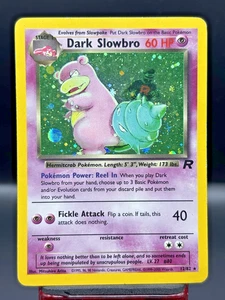 Dark Slowbro - 12/82 - Pokemon Team Rocket Unlimited Holo Rare Card WOTC MP - Picture 1 of 10