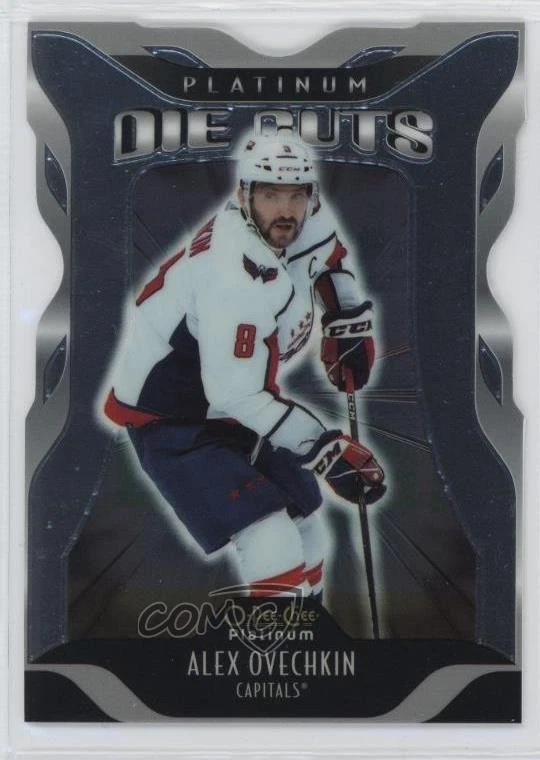 2021-22 O-Pee-Chee Platinum Platinum Die Cuts Alex Ovechkin #DC-5 - Image 1 of 3
