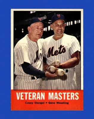 1963 Topps Set-Break # 43 C.Stengel/Woodling como nuevo *GMCARDS* Foto 1 de 2