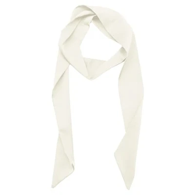 Corbata de moño para mujer con cinta de satén, color liso blanco crema Foto 1 de 4