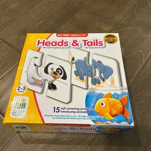 The Learning Journey: My First Match It - Head and Tails - 15 Piece Animal Set - Picture 1 of 3